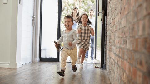 children in their home